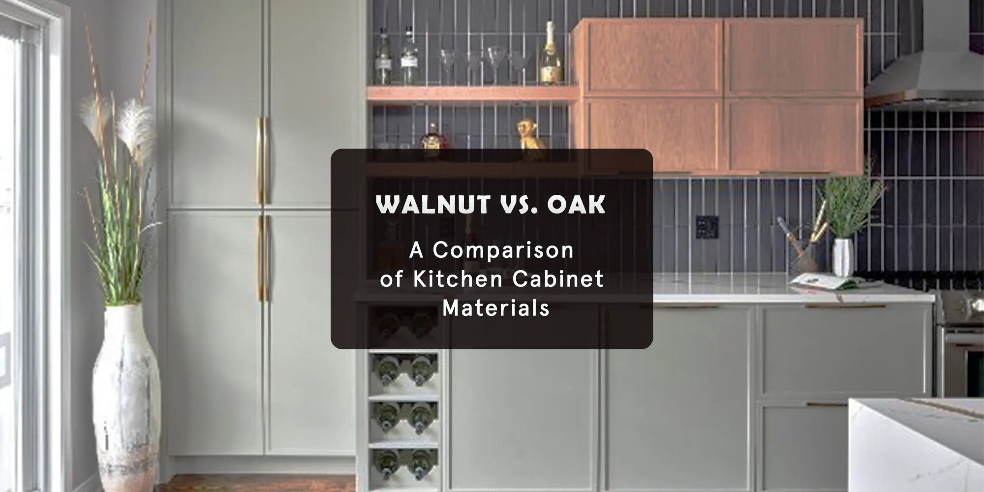 Walnut vs cherry kitchen cabinets