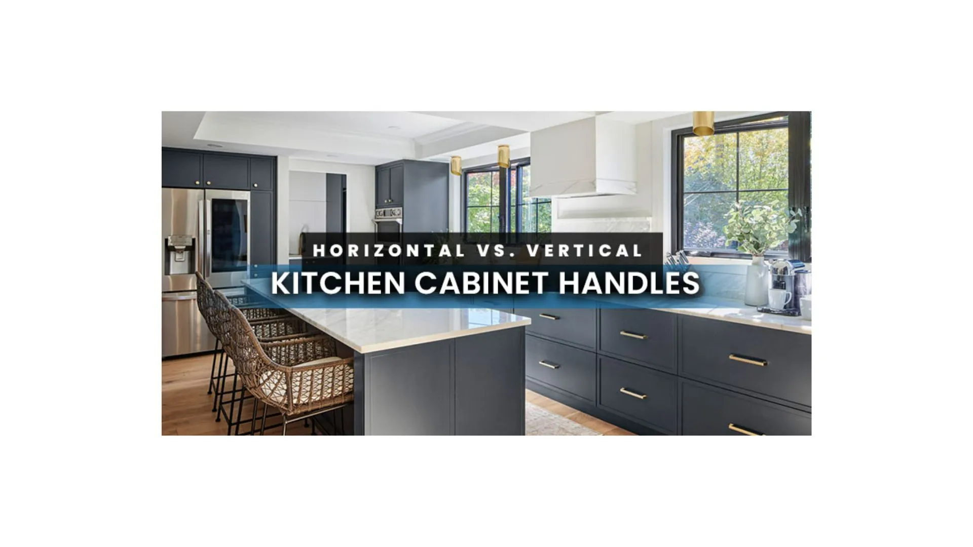 How Should Cabinet Hardware Be Mounted on Kitchen Cabinets? Vertically 